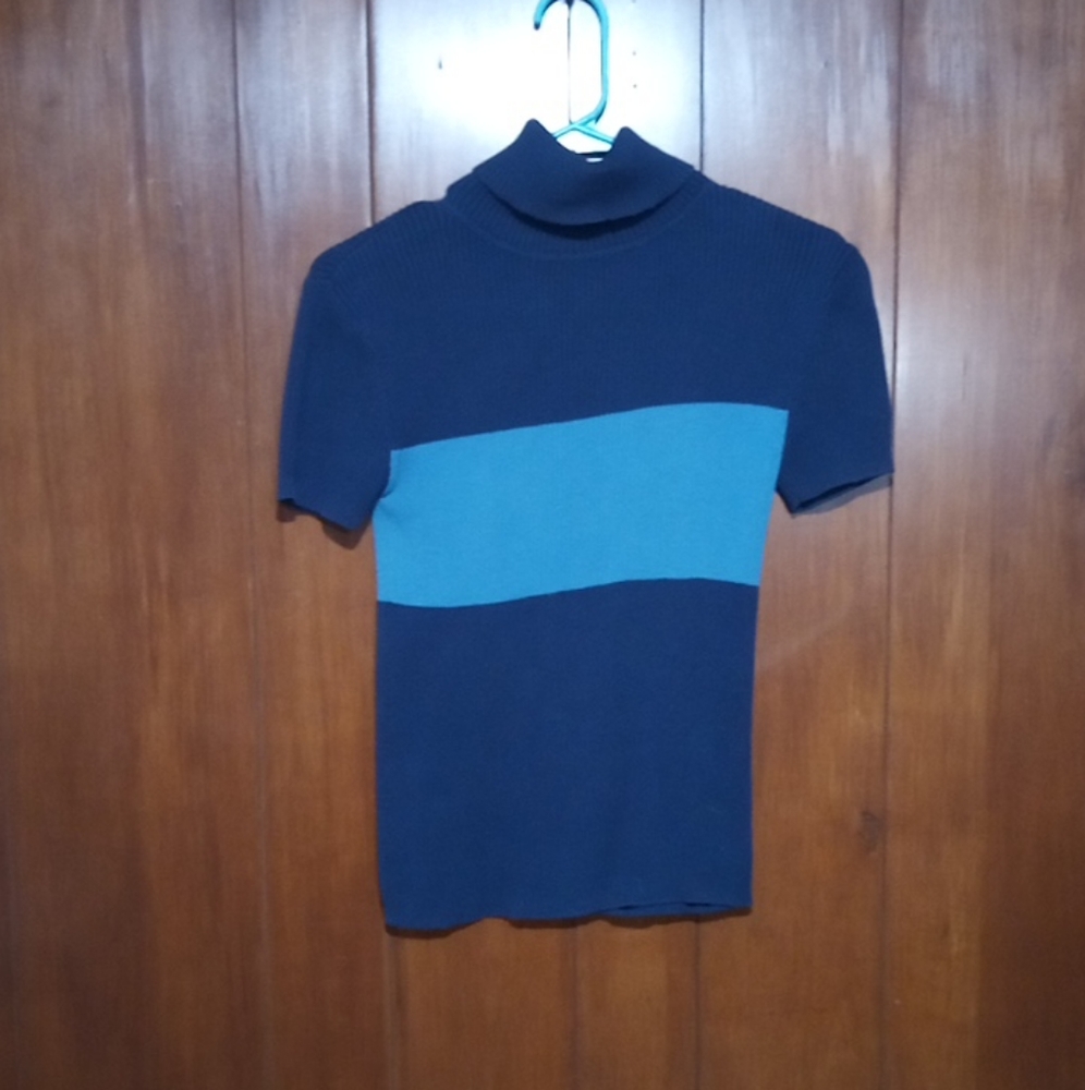 Gap Dark & light blue turtle neck sweater